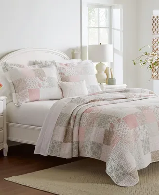 Laura Ashley Celina Patchwork 2-Pc. Quilt Set, Twin