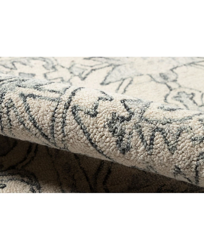 Momeni Tangier TAN37 Ivory 3'6" x 5'6" Area Rug