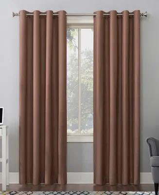 Duran Thermal Insulated 100% Blackout Grommet Curtain Panel