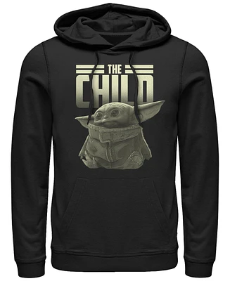 Fifth Sun Men's Star Wars Mandalorian Child Fleece Pullover Hoodie