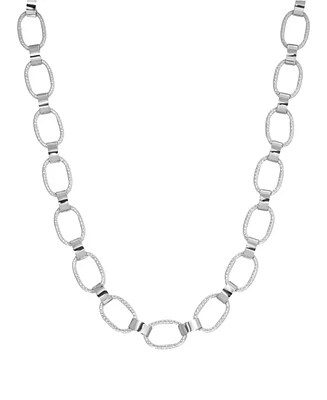 2028 Women's Silver Tone Link Necklace