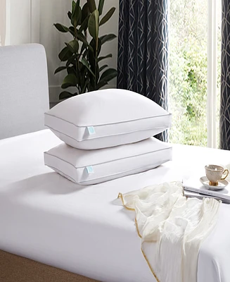 Martha Stewart Feather & Down 2-Pack Pillow, Jumbo