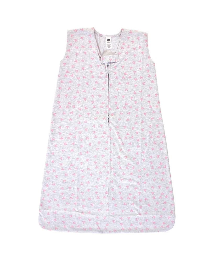 Hudson Baby Baby Girls Hudson Cotton Sleeveless Wearable Sleeping Bag, Sack, Blanket, Watermelon, 0-6 Months