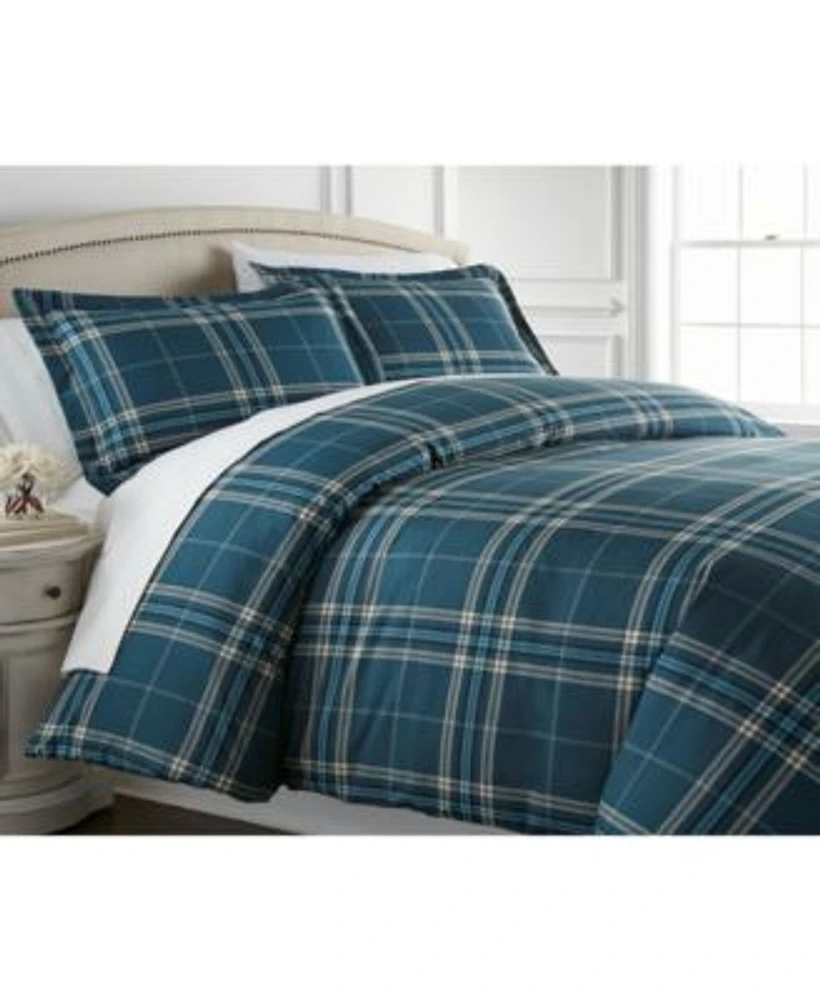 Southshore Fine Linens Ultra Soft Plaid 3 Pc. Comforter Sets
