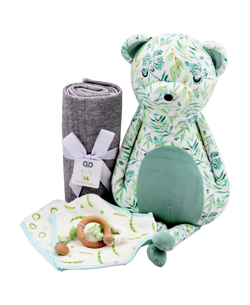 GooseWaddle Basil Bear Green Gift Set