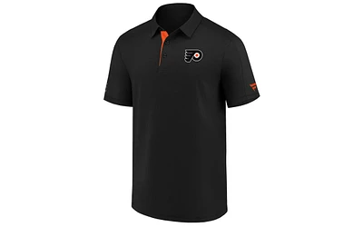 Majestic Philadelphia Flyers Men's Locker Room Performance Polo