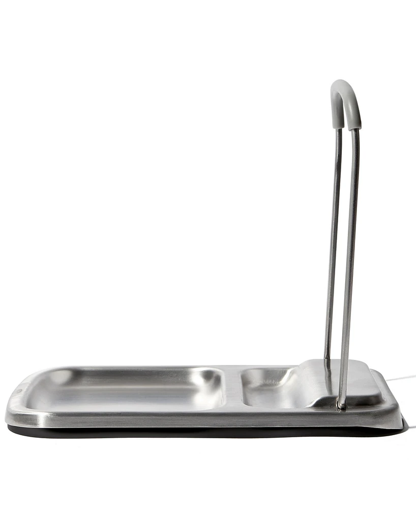 Oxo Good Grips Stainless Steel Spoon Rest with Lid Holder