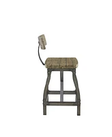 Martha Stewart Collection Lancaster Counter Stool with Back