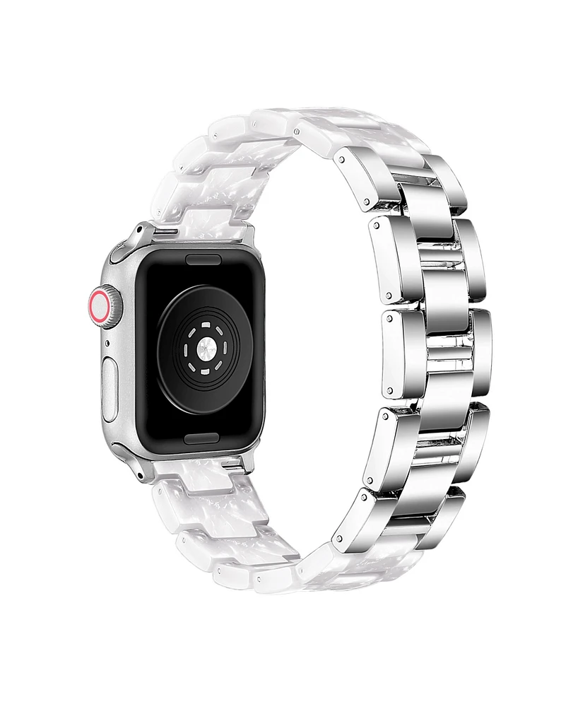 Men's and Women's Resin Band for Apple Watch with Removable Clasp 42mm