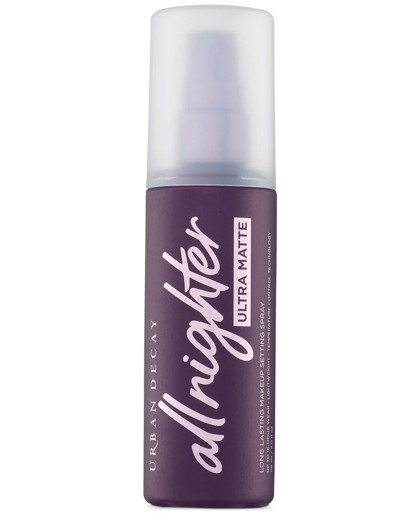 Urban Decay All Nighter Ultra Matte Makeup Setting Spray, 4-oz.