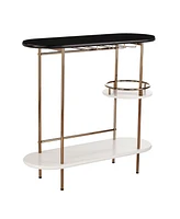 Digli Wine, Bar Table with Glassware Storage
