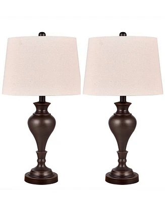 Fangio Lighting Table Lamps with Usb Port, Set of 2