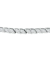 Giani Bernini Cubic Zirconia Marquise Bolo Bracelet
