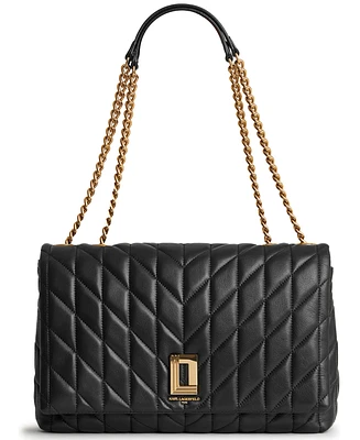 Karl Lagerfeld Paris Lafayette Large Shoulder Bag