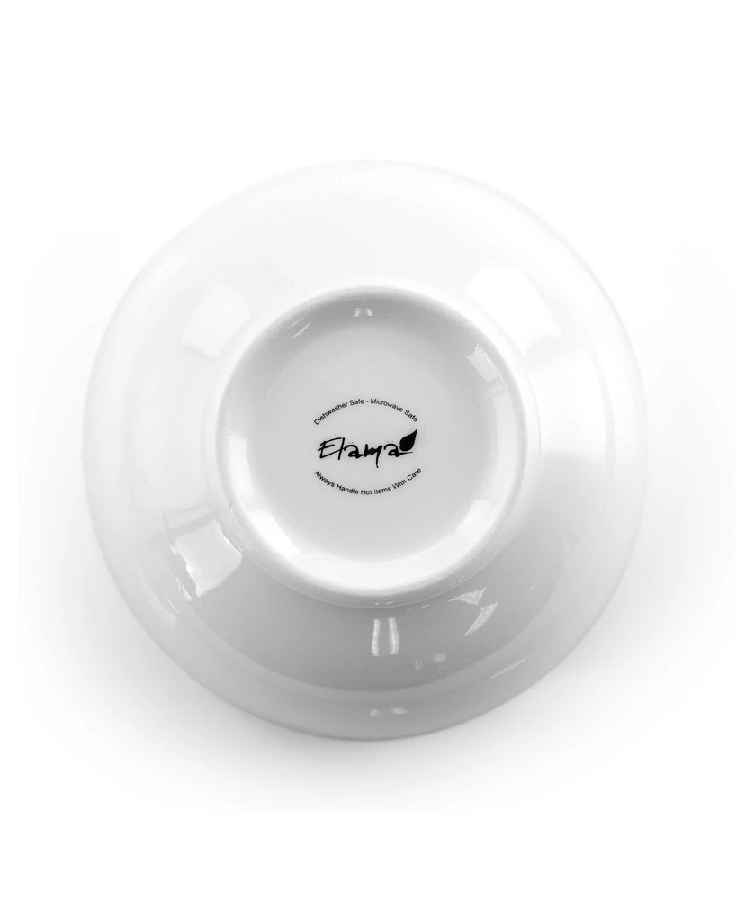 Elama Luna 18 Pc. Dinnerware Set, Service for 4