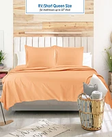 Nestl Premier 1800 Series Deep Pocket Bed 4 Piece Sheet Set, Rv Queen