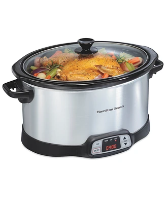 Hamilton Beach 8-Qt. Programmable Countdown Slow Cooker
