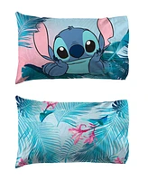 Disney Lilo and Stitch Floral Fun 4-Pc. Sheet Set