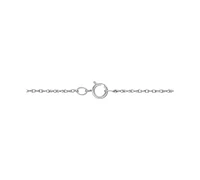Cubic Zirconia Heart Pendant Necklace in Sterling Silver
