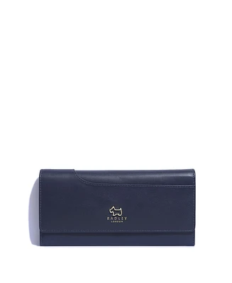 Women's Large Flap Over Bifold Matinee Wallet