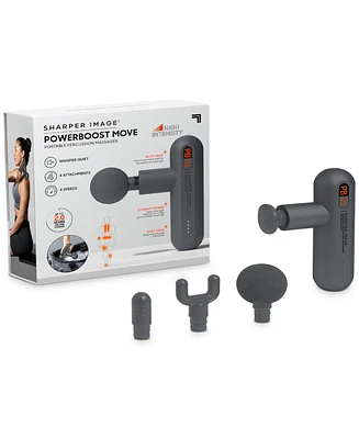 Sharper Image Powerboost Move Deep Tissue Travel Percussion Massager