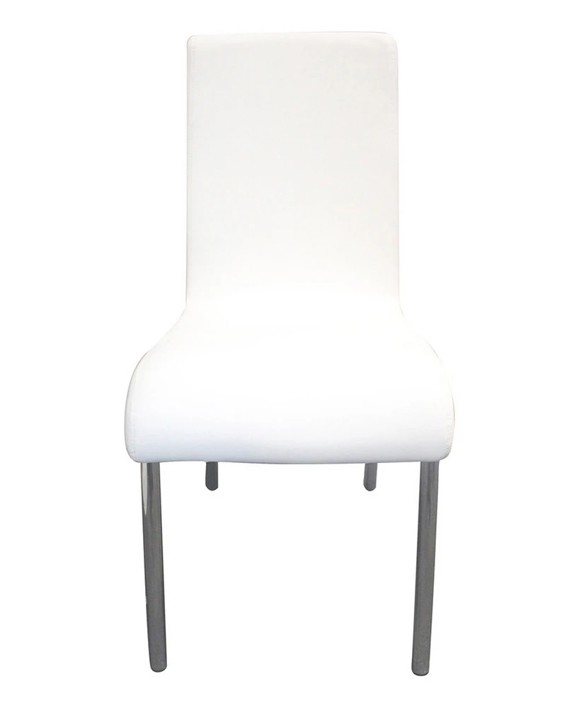 Bailee Modern Faux Leather Side Chairs, Set of 4