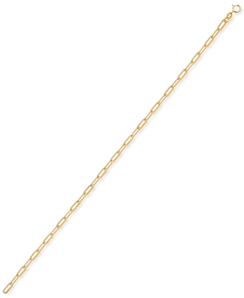 Giani Bernini Paperclip Link Ankle Bracelet, Created for Macy's