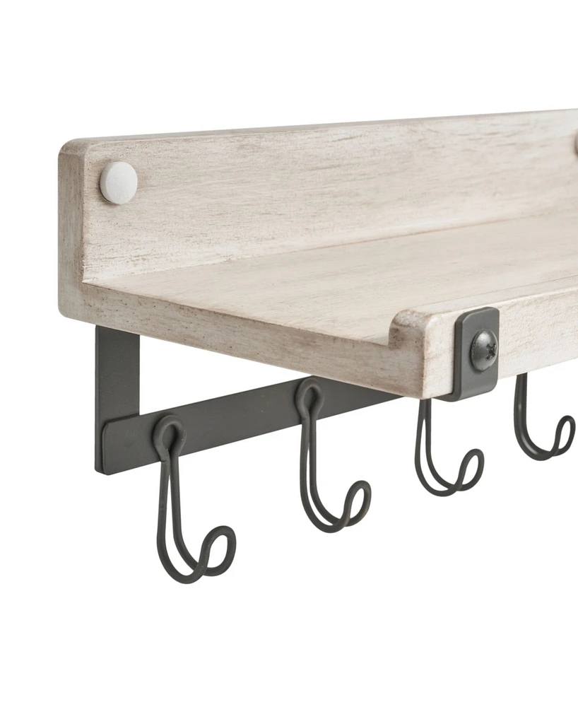 Spectrum Rowan Wall Mount Valet Hook Station