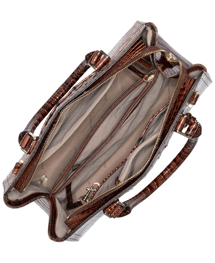 Brahmin Finley Leather Satchel