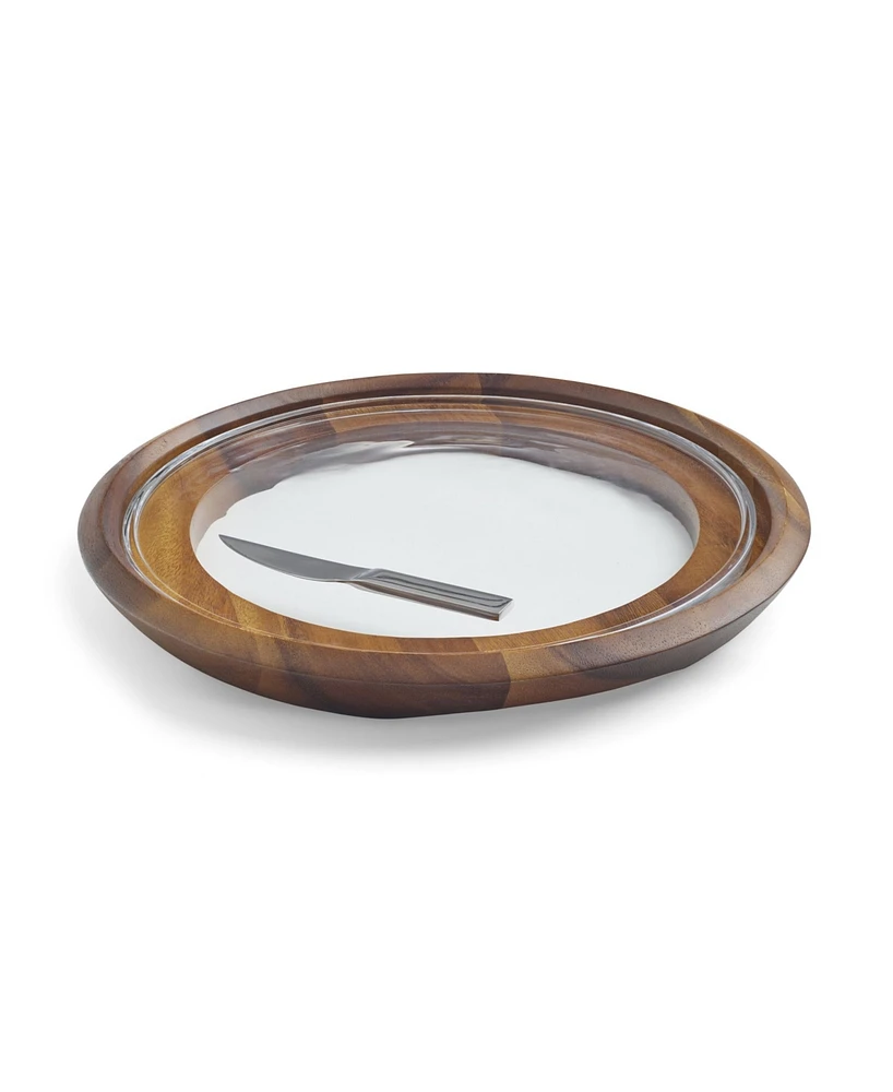 Cooper Cheese Tray with Knife