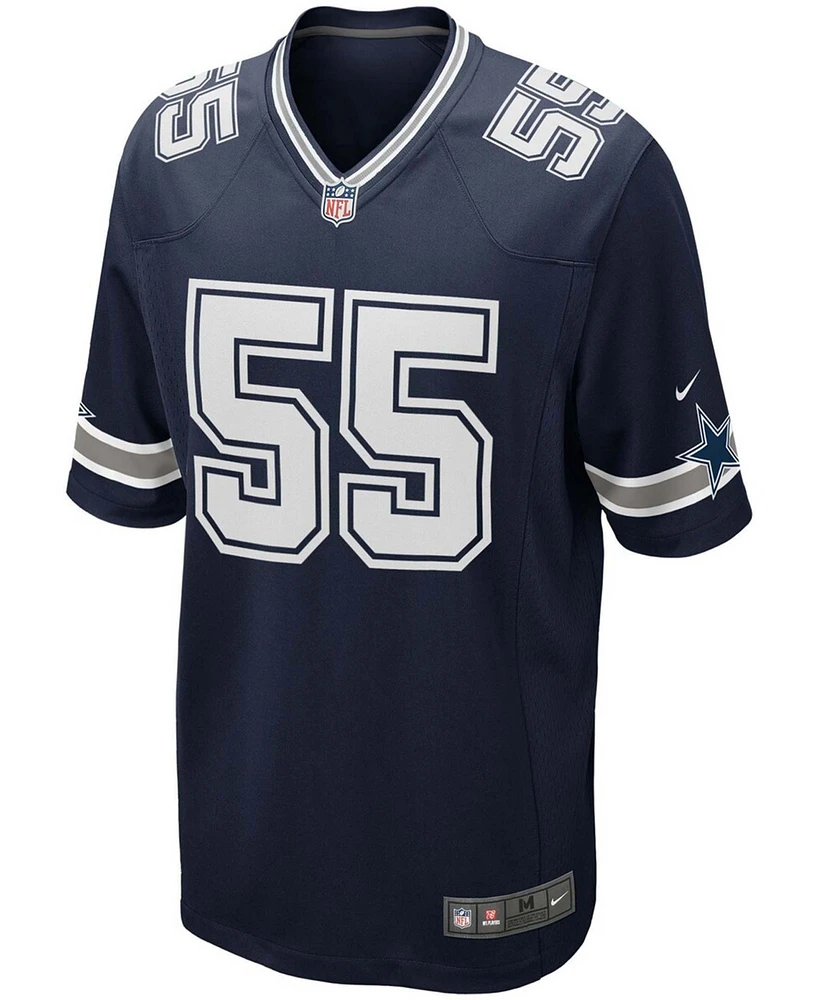Nike Men's Leighton Vander Esch Navy Dallas Cowboys Team Game Jersey