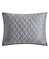 Vera Wang Diamond Velvet Quilt Set