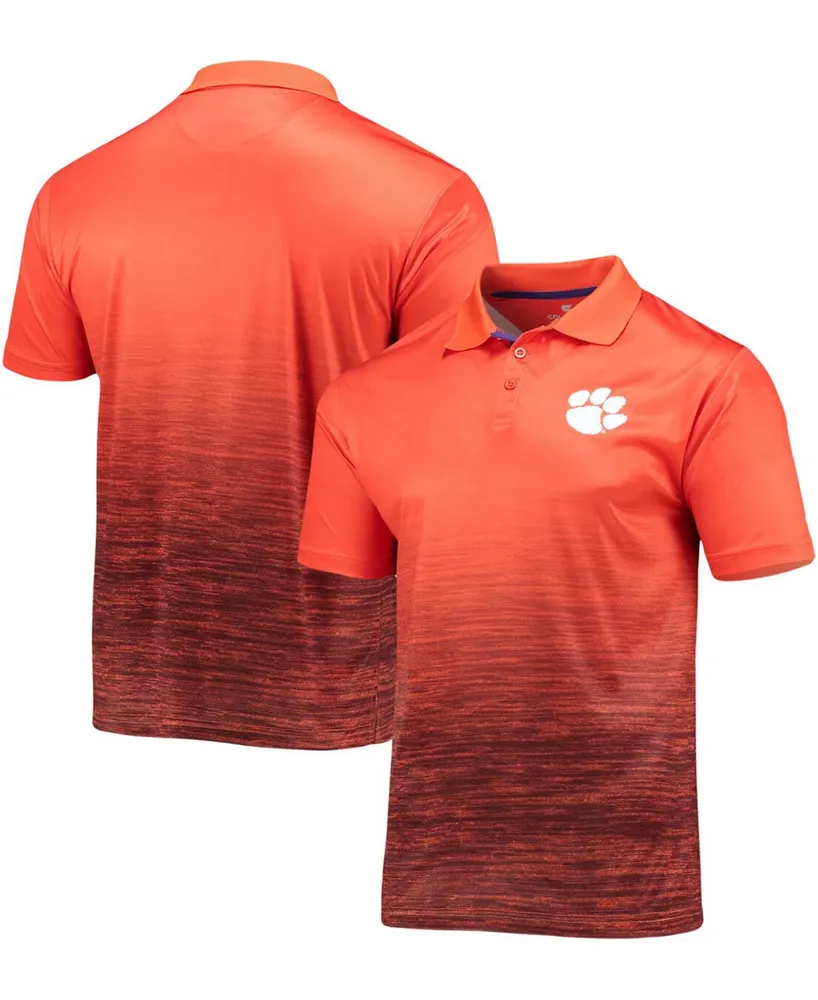 Men's Orange Clemson Tigers Marshall Polo