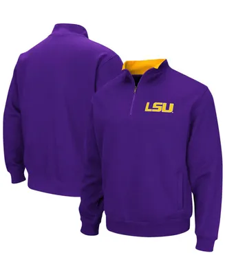 Men's Purple Lsu Tigers Tortugas Logo Quarter-Zip Pullover Jacket
