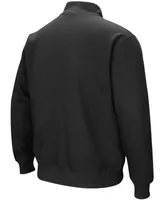 Men's Black Houston Cougars Tortugas Logo Quarter-Zip Pullover Jacket