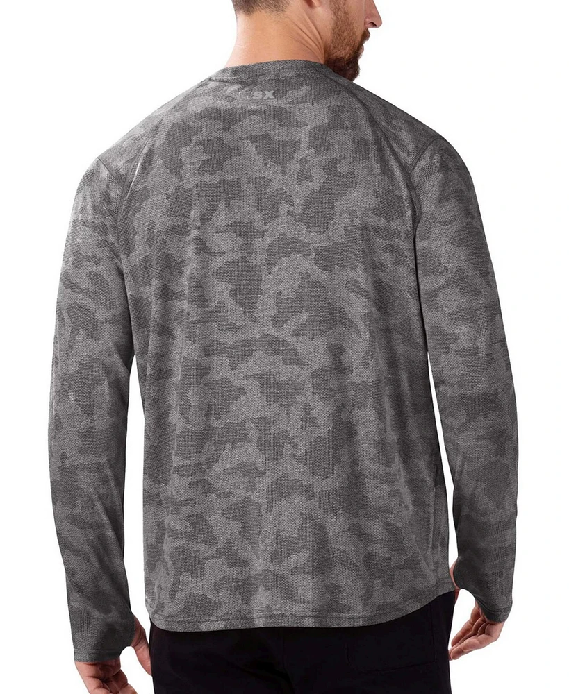 Men's Black Baltimore Ravens Camo Long Sleeve T-shirt