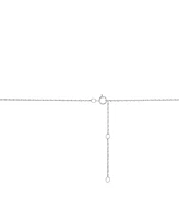 Diamond Double Heart Pendant Necklace (1/4 ct. t.w.) in Sterling Silver, 16"+ 2" extender