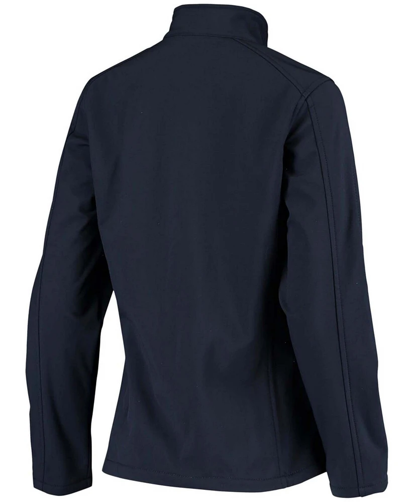 Women's Navy Denver Broncos Full-Zip Sonoma Softshell Jacket