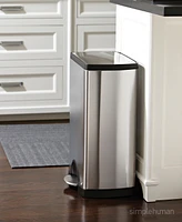 simplehuman 38 Liter Rectangular Step Kitchen Trash Can with Soft-Close Lid