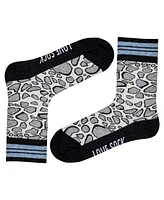 Leopard Cotton Women's Quarter Socks