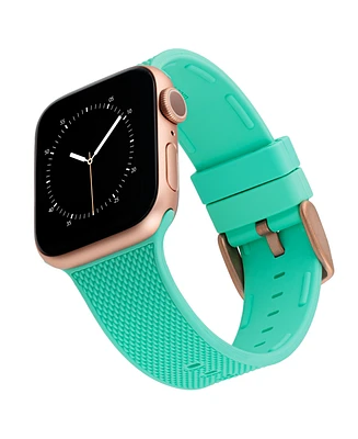 WITHit Teal Textured Silicone Band designed for Apple Watch 42mm (Series 1-3 only) & 44/45/46/49mm (Ultra & Ultra 2)