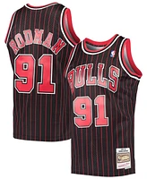 Men's Dennis Rodman Black Chicago Bulls Hardwood Classics Swingman Jersey