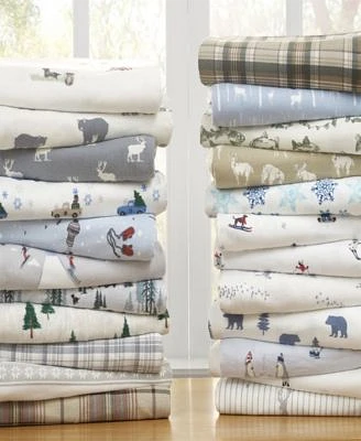 Eddie Bauer Printed Cotton Flannel Sheet Sets