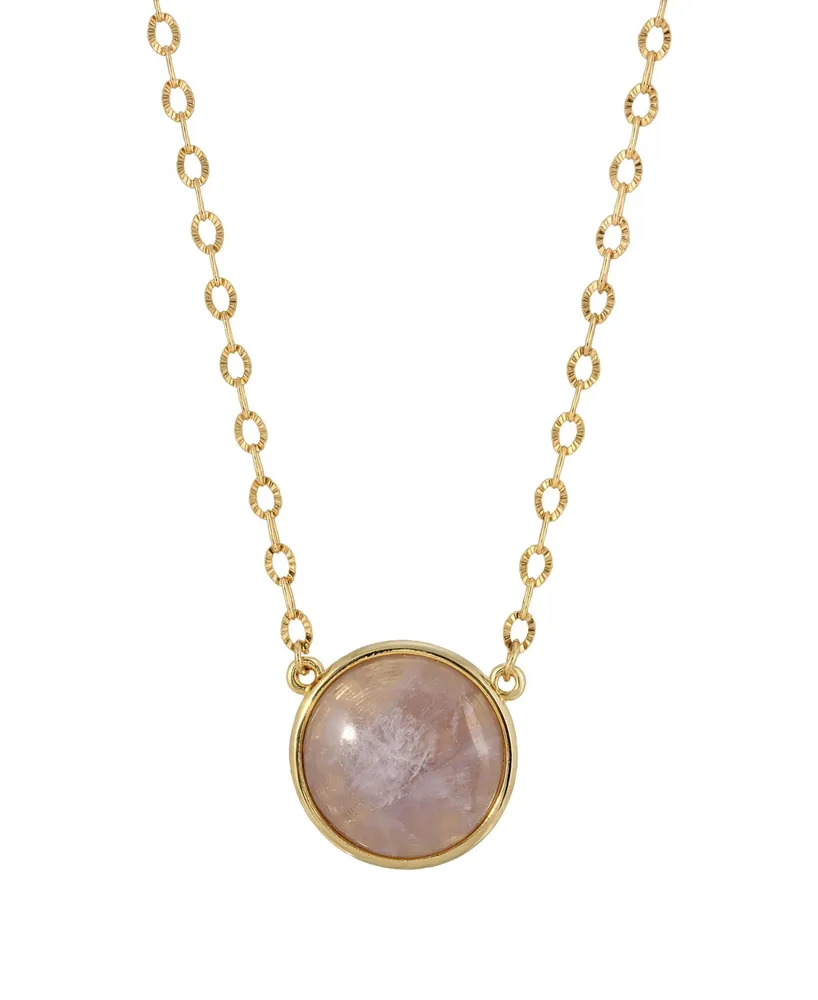 2028 Gold-Tone Cap Amy STone Necklace