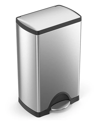 simplehuman 38 Liter Rectangular Step Kitchen Trash Can with Soft-Close Lid