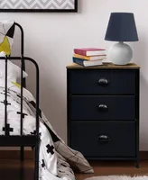 Sorbus Nightstand with 3 Drawers