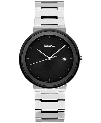 Seiko Men's Essentials Stainless Steel Bracelet Watch 41mm
