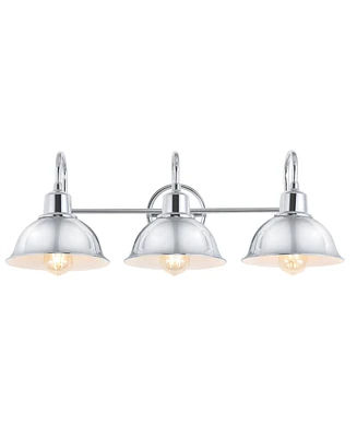 Frisco 3-Light Farmhouse Industrial Shade Vanity