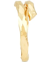 Polished Bypass Statement Ring in 10k Gold