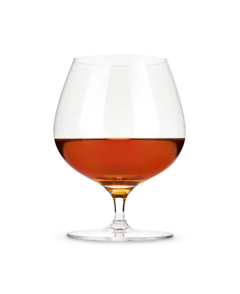 Viski Crystal Wingback Cognac Glasses, Set of 2, 17 Oz